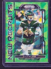 2021 Panini Prizm - New Recruits Green Ice Prizm #NR-2 Zach Wilson (RC)