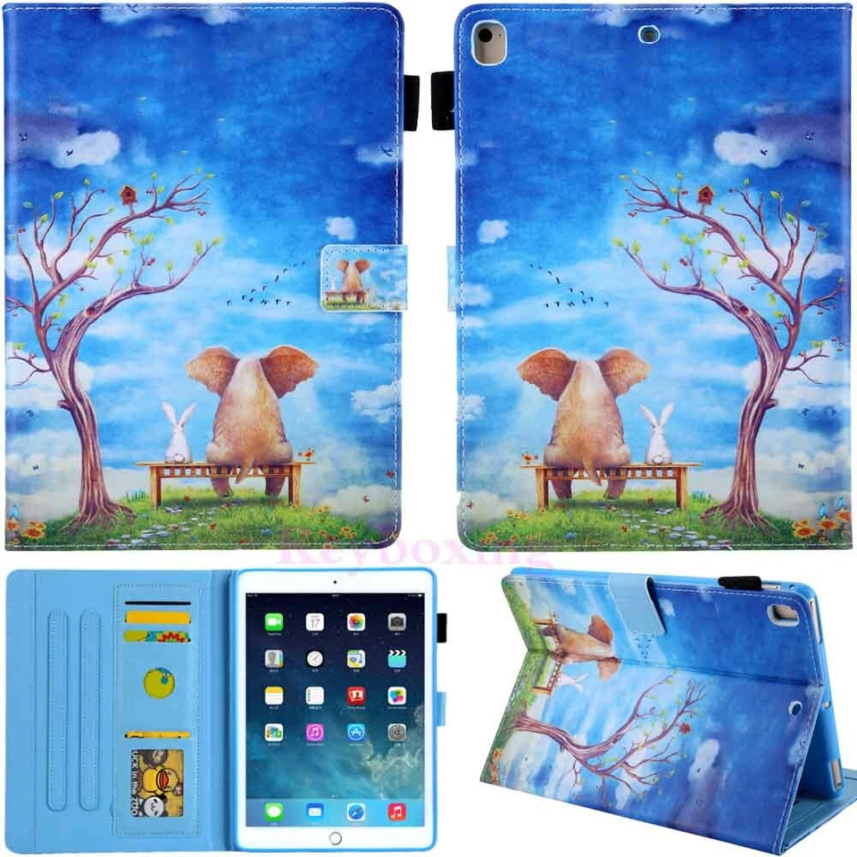 For iPad 7th 6th 5th Gen/Mini/Air/Pro Magnetic Smart Stand Leather Case Cover - Image 4 of 4