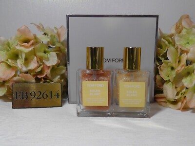 TOM FORD Mini Soleil Blanc Shimmering Body Oil Gold & Rose Gold 1.5oz /45ml Each