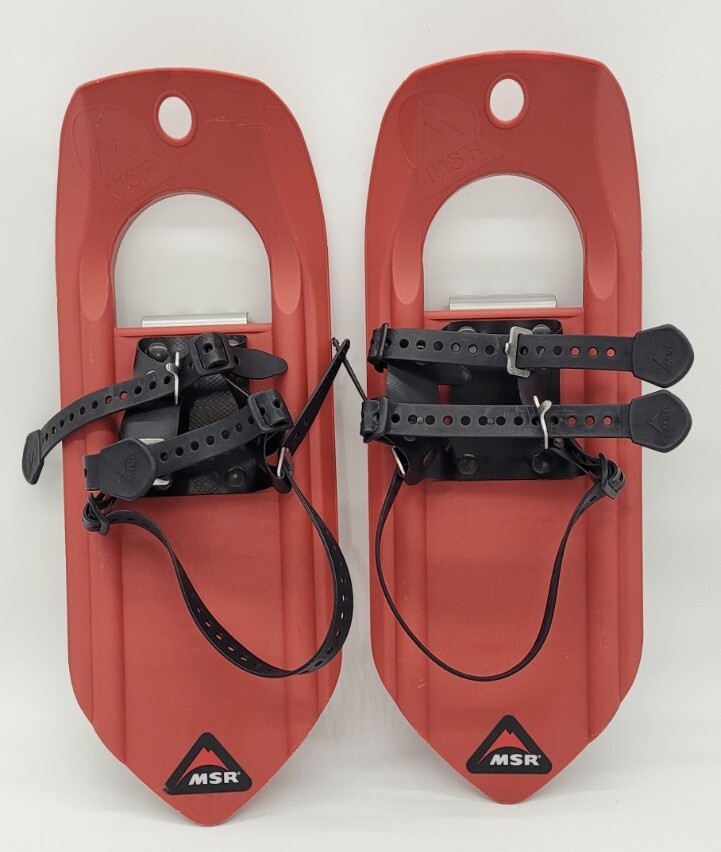 MSR Tyker Youth Kids RED Snowshoes 17”x7” Mountain Safety Research Made in  USA