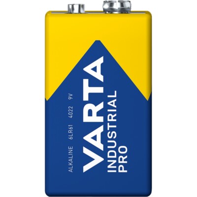 2x 9V-E-Block 6LR61 MN1604 VARTA 4022 Industrial PRO Batterie