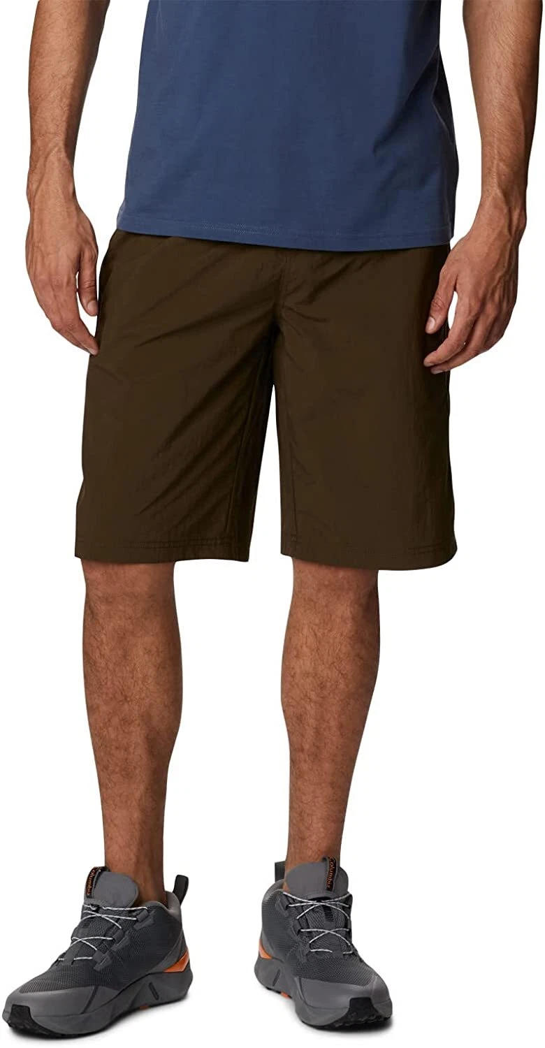 Columbia Men's Palmerston Peak Quick Dry Short, Olive Green, Medium, 9" Inseam