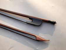 New Violin bow 4/4 full size baroque bows brazilwood natural bow hair