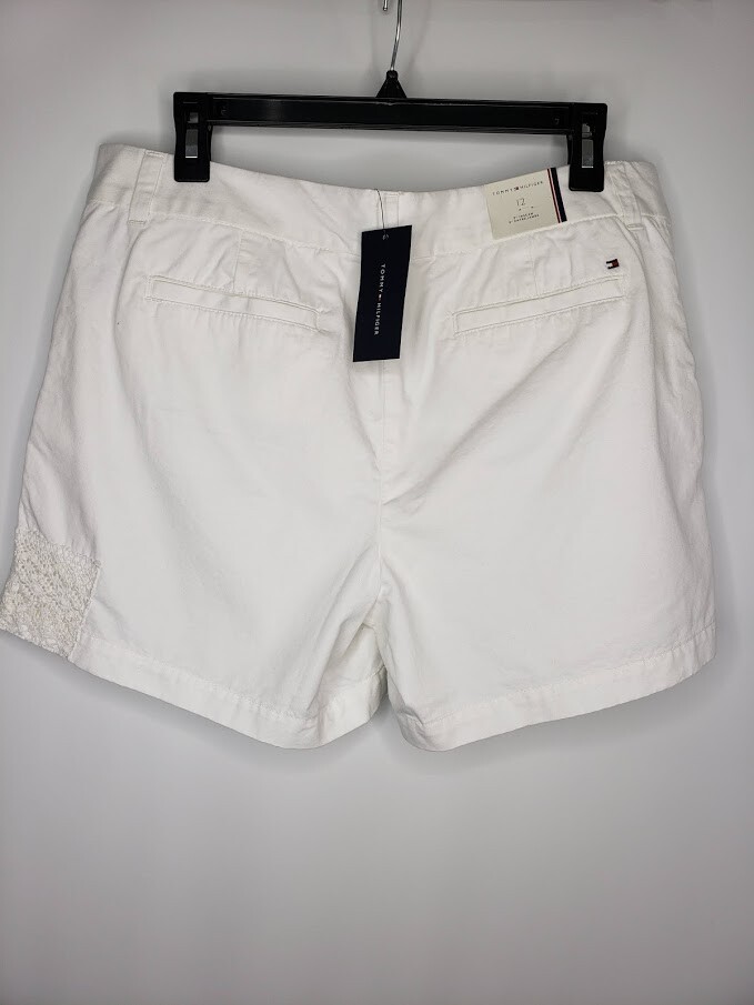 Tommy Hilfiger Hollywood Lace-Patch Shorts Classic White 12 # 19 image 2