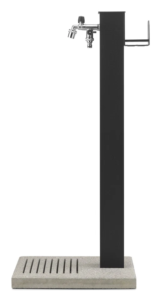 Belfer 42QRRB Fontana con Base in Cemento Doppio Rubinetto e Gancio Porta Tubo - Immagine 3 di 4