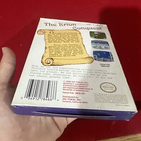 Nintendo NES Game The Krion Conquest Box Game And Insert No Manual