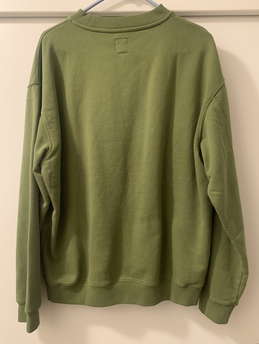 Brain Dead Size M - Mount slime Crewneck Sweater Olive Green Brain Dead Size M - Mount slime Crewneck Sweater Olive Green