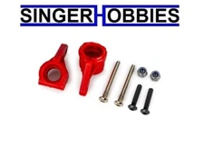 Traxxas 9137-RED Steering Blocks Extreme Heavy Duty Modified/Stampede TRA1