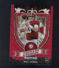 MAC JONES 2021 PRIZM CRUSADE Red Wave PRIZM ROOKIE  #170  PATRIOTS  RC (H)
