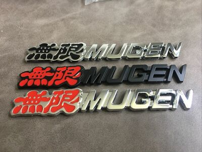 NEW JDM 1X MUGEN Grill BADGE OR Trunk Badge Decal Sticker For Cars