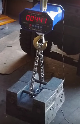 Optima Scale OP-925 10,000 Digital Heavy Duty Industrial Hanging LCD Crane Scale