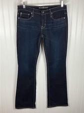 Big Star Jeans Women's 30 Remy Boot Dark Wash Blue Stretch Denim Western Cowgirl