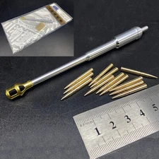 1/35 Scale Metal Barrel Brake & 2 Shell Replacement for Tiger Tank Border Model