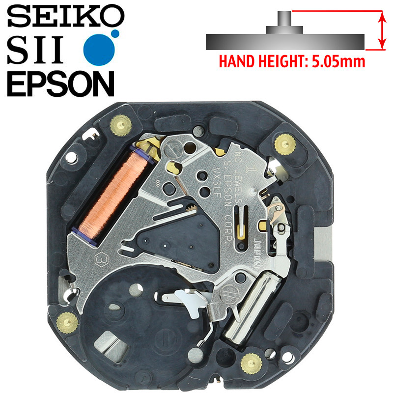 Genuine Seiko SII Epson VX3L Watch Movement Japan 3 Hands in 2