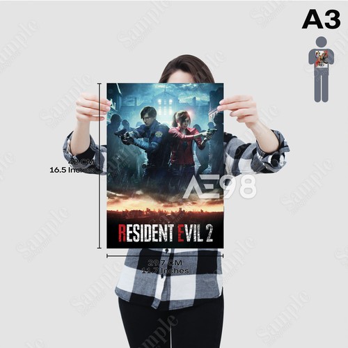 Resident Evil Video Game Poster Art Print Wall Home Room Decor CAPCOM PS XBOX PC - Picture 36 of 279