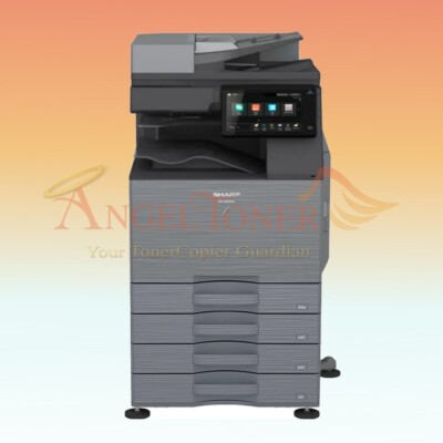 Sharp BP-50M31 A3 Mono BW Printer Copy Scan 4 Paper Drawers Demo Unit 800 Pages