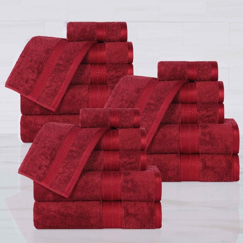 18 Piece Luxury Rayon from Bamboo Solid Towel Set - Picture 29 of 83