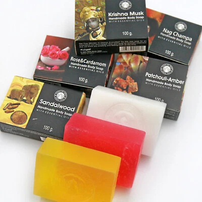 Pflanzenseife Song of India Seife Nag Champa Patchouli Sandelholz 100g Indien