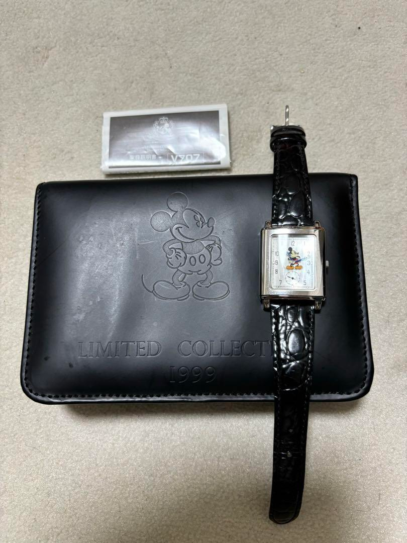 Seiko Mickey Reverso Watch 1999 Limited Edition 51/1999 Japan Rare