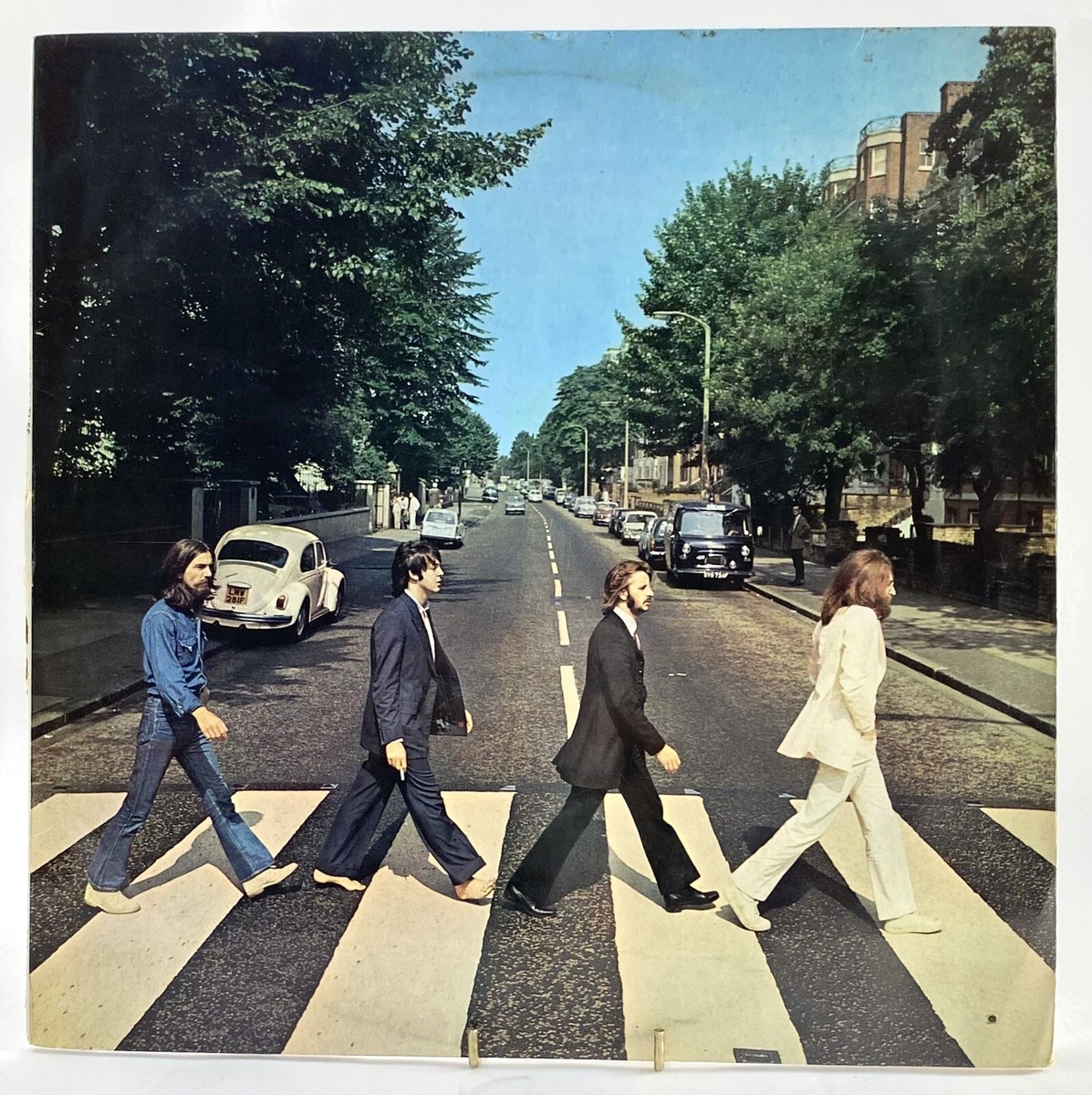 THE BEATLES ABBEY ROAD 1969 LP VG+ Vinyl Record EMI Stereo PCS