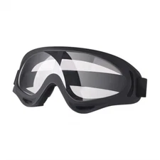 Motorcycle Goggles Over Glasses Anti-Fog Shatterproof Clear Lens UV400