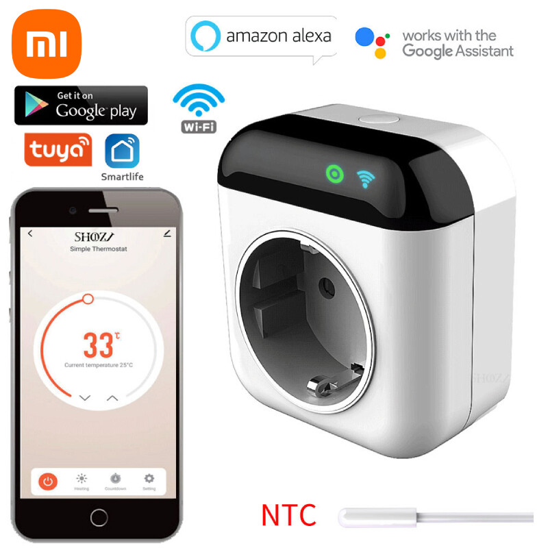 Programmable Smart Wifi Thermostat Plug Outlet Temperature Controller Wireless P