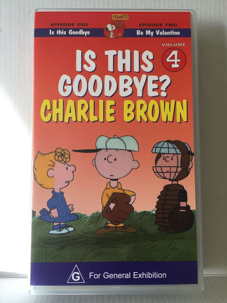 IS THIS GOODBYE? CHARLIE BROWN ~ VOLUME 4 ~ PAL VHS VIDEO | eBay