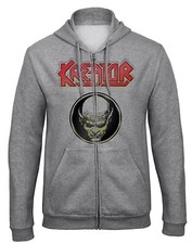 Image of Kreator Band Zip Up Hoodie Sweat Jacket - 9530_Grey