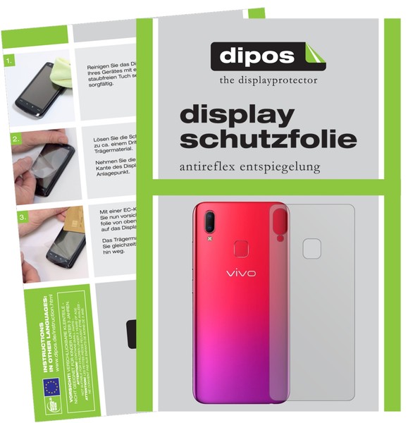 2X Schutzfolie FüR Vivo Y91 C RüCkseite Matt Displayschutzfolie Display Schutz-image
