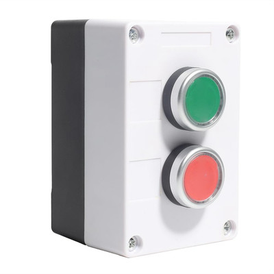 Rain Proof -Down Switch Control Station, Momentary Push Button Station Red6051