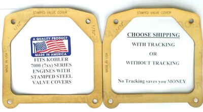 2 Valve Cover Gaskets fit Kohler 7000 Series 7xx With Stamped Steel Covers -USA-
