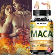 MACA 1900 Mg Capsule—pure Natural Energy—increases Endurance