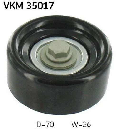 Original SKF Umlenk-/Führungsrolle Keilrippenriemen VKM 35017 für Chevrolet - Bild 1 von 1