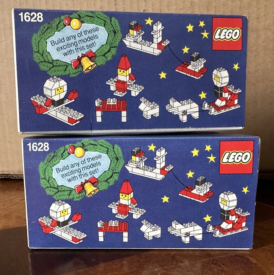 VINTAGE Lego Santa with Reindeer & Sleigh (1628) from 1989 - New in Sealed Box - Image 2 of 4