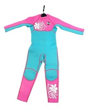Youth Girls Wetsuit Thermal Flex Slinx Find SLINE Size XL Blue Pink
