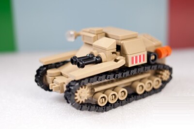 WWII italian Carro Veloce 33 CV 33 L3/33 World War 2 II WW2 tank MOC Italy Army