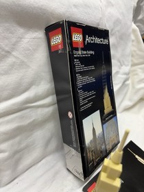 LEGO ARCHITECTURE - EMPIRE STATE BUILDING 21002 ORIGINAL BOX AND MANUAL