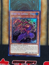 Yugioh Secret Six Samurai - Fuma SPWA-EN001 Secret Rare 1st Ed NM