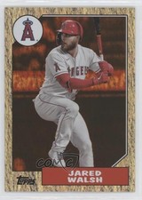 2022 Topps Archives 1987 Topps Design Orange Hot Foil 5/15 Jared Walsh #283 0a3