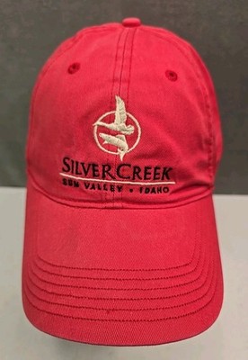 Silver Creek Sun Valley ID hat fish head embroidered trout strap back dad cap