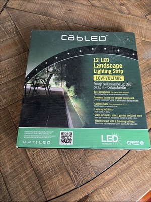 Cree Cabled 12 foot LED Landscape Lighting Strip O