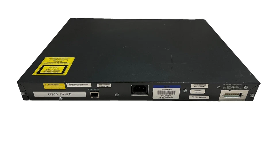 Cisco WS-C3560-48PS-S 48-Ports Layer 3 PoE Ethernet Switch - Image 4 of 4