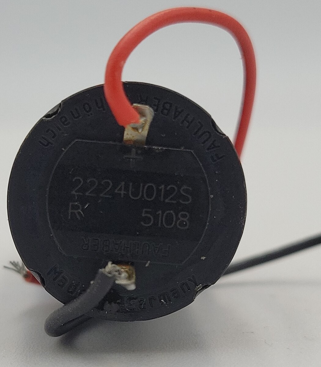 Faulhaber 2224U012S 12 Volt DC Can Micromotor with Gearbox