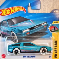 Hot Wheels Dmc Delorean, 2025, Hw Art Cars, 36/250, TÜRkis, Neu & Ovp