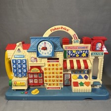 Centro de aprendizaje callejero inteligente Fisher Price 1994 vintage - no se enciende.