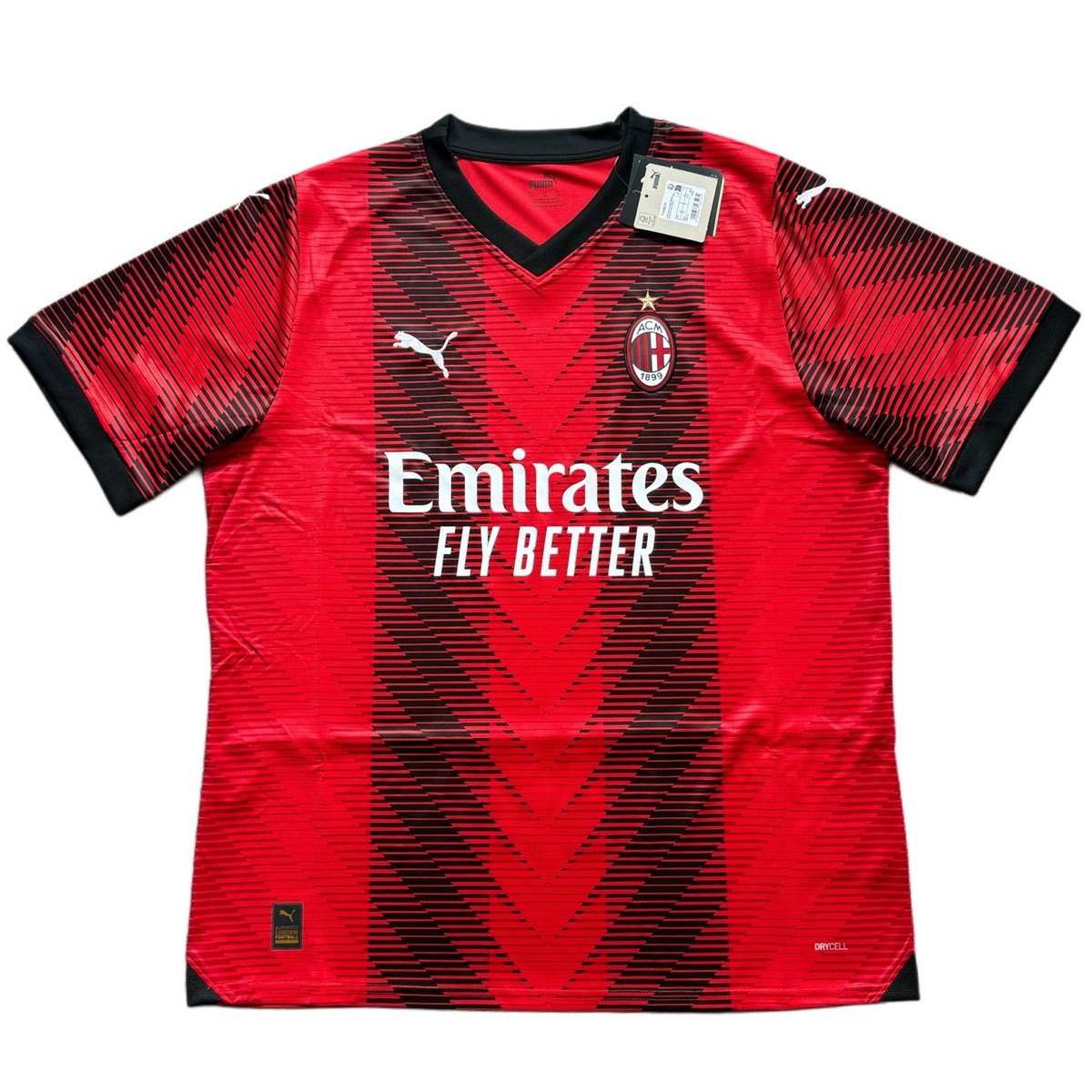 PUMA AC Milan オーセンティックユニフォーム XXL 2023/24 AC Milan Home Jersey #11 Pulisic XL Puma ROSSONERI Soccer