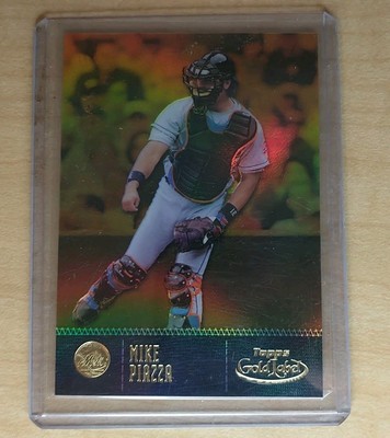 2001 Topps Gold Label Mike Piazza Class 2 Gold /699 Mets