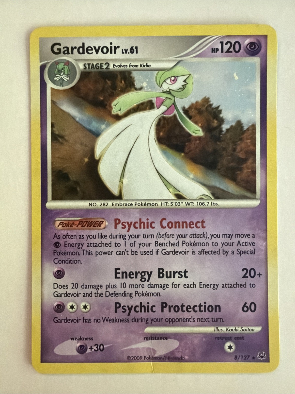 Gardevoir - 8/127 - Pokemon Platinum - Rare Holo Card