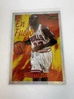 1996-97 Topps Season's Best en Fuego Michael Jordan #1 Card.