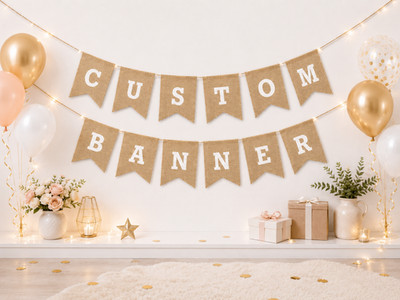 Personalisierte individuelle Wimpelkette jedes Alphabet Geburtstag Babyparty Party Banner